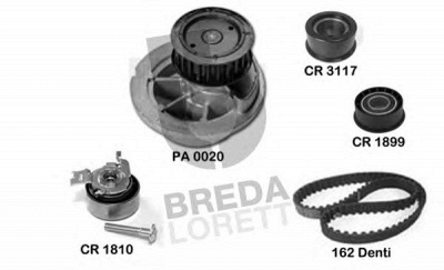 BREDA LORETT kpa0365a -  Водяной насос + комплект зубчатого ремня